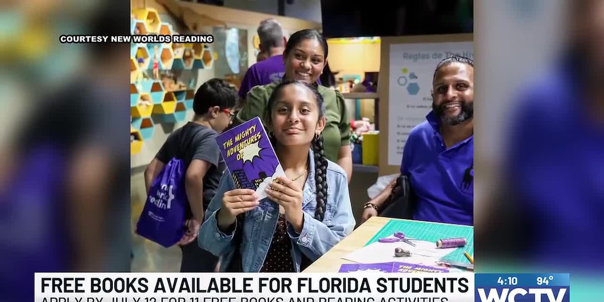 New Worlds Reading offers free books to Florida students