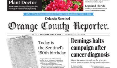 Why does Orlando Sentinel nameplate look different today? – Orlando Sentinel