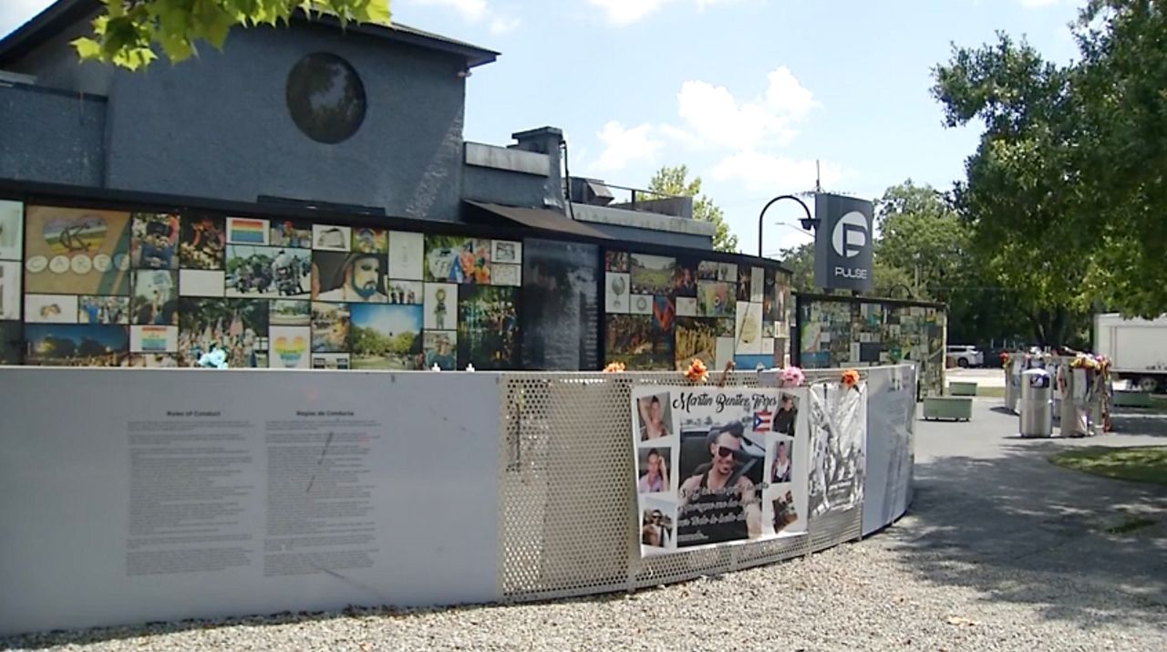 Former temporary Pulse memorial (Spectrum News)