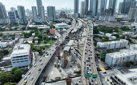 Road shutdowns in Downtown as Signature Bridge work hits night shift
