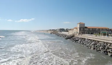 The St. Augustine Beach shoreline