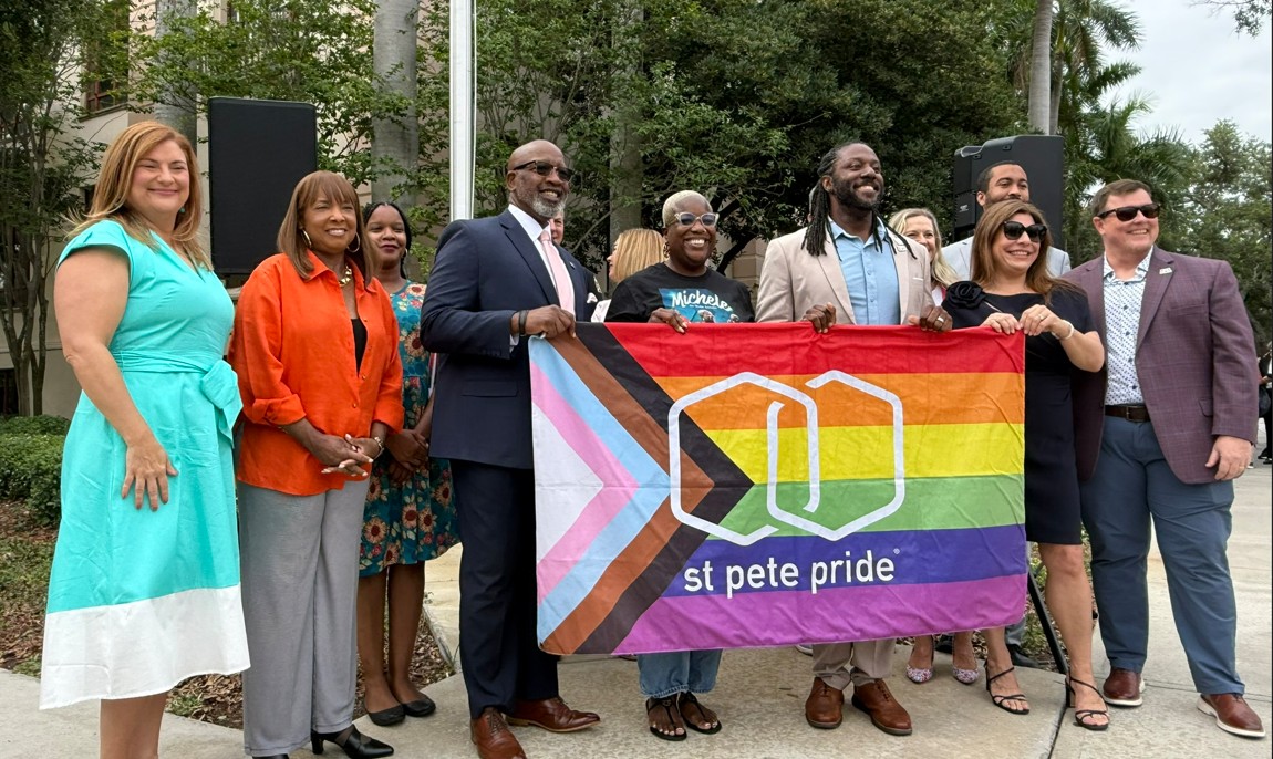 PHOTOS: St. Petersburg raises the Pride flag during Shine with Pride 2026