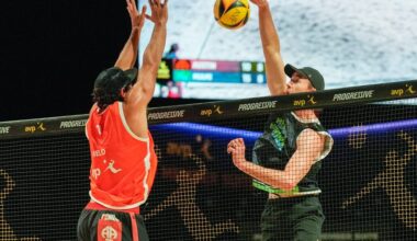Miami hosts first day of AVP Tour at Sephora Arena