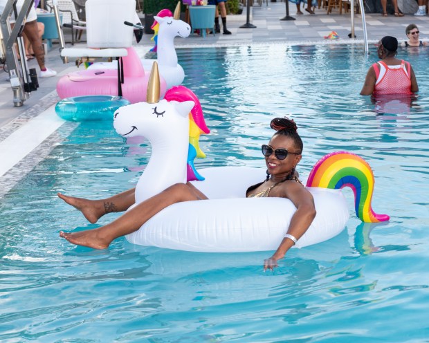 The Sun-Kissed Rooftop Pool Party will be at The Easton Rooftop Pool and Lounge will be part of FL BlaQ Out Pride Weekend. (Reese of @perfectlookphotos/Courtesy)