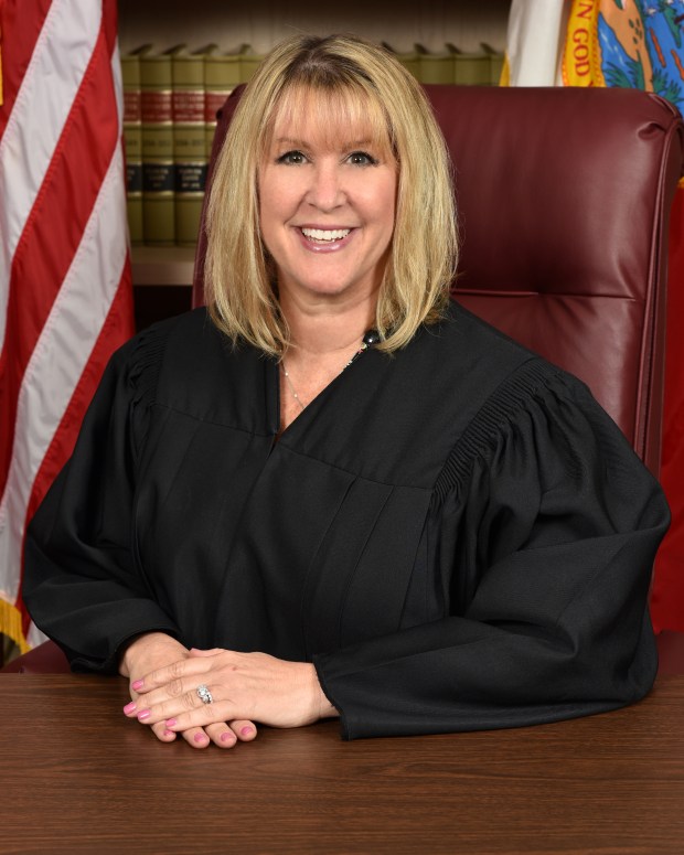 Hope Tieman Bristol is the administrative judge for Unified Family Courts. (courtesy, Hope Tieman Bristol, photography by Cliff Frommer, Broward Sheriff's Office)