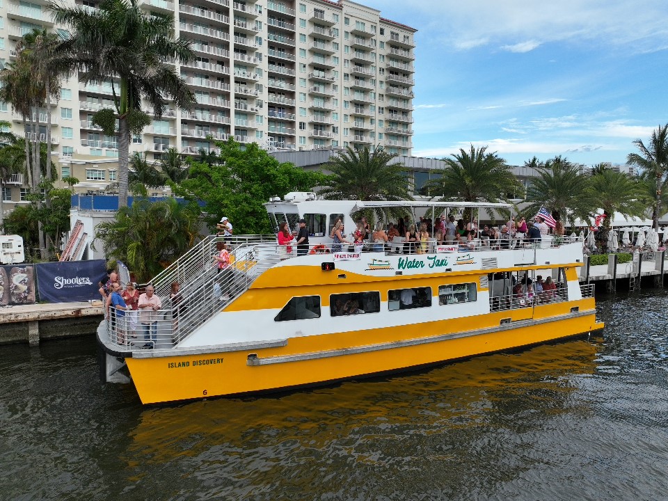 Water Taxi & Shooters Waterfront launch Sunset Music Cruise
