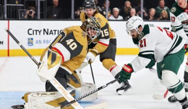Florida Panthers acquire goalie Akira Schmid from Vegas