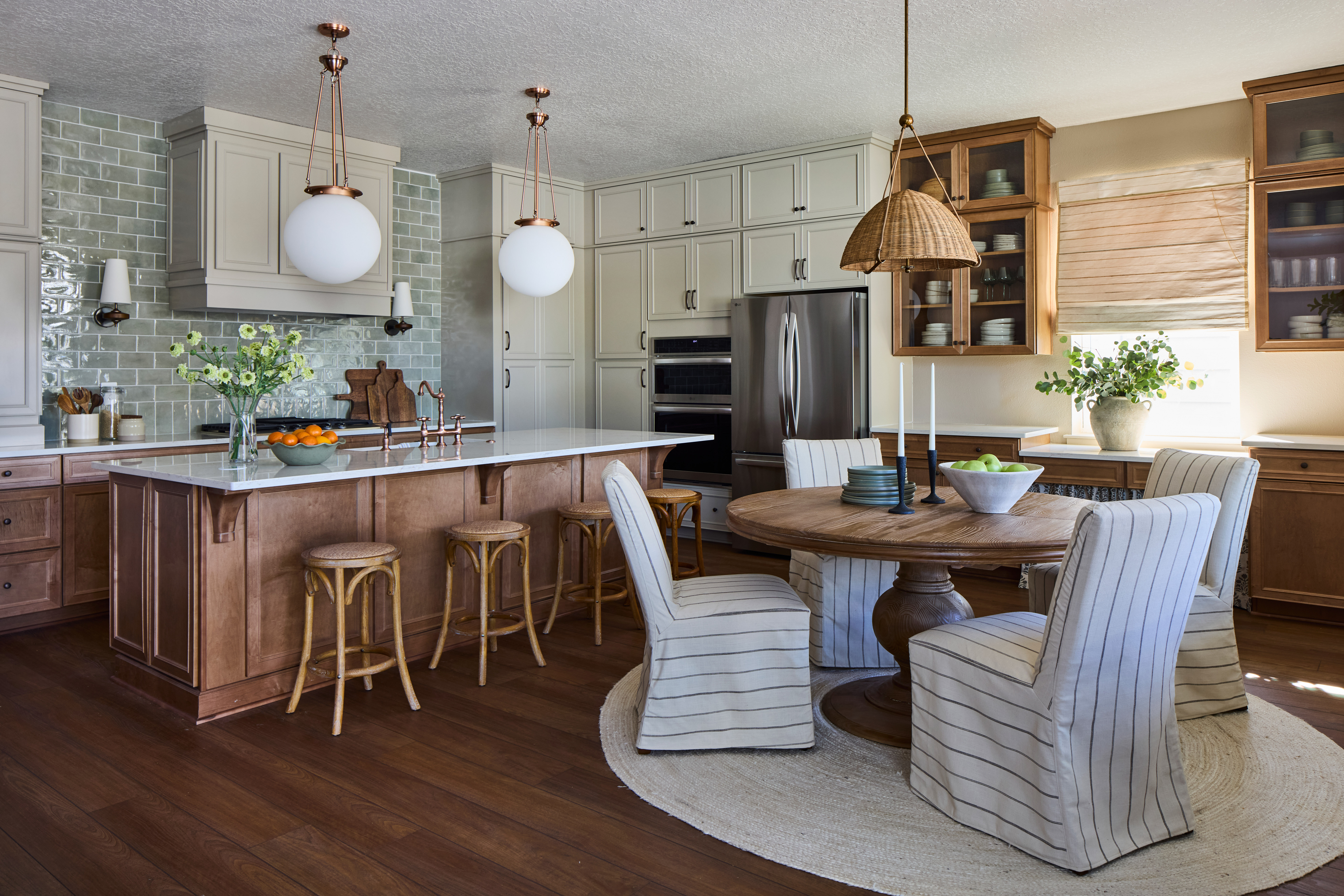 The kitchen and dining areas in HGTV Smart Home 2026...