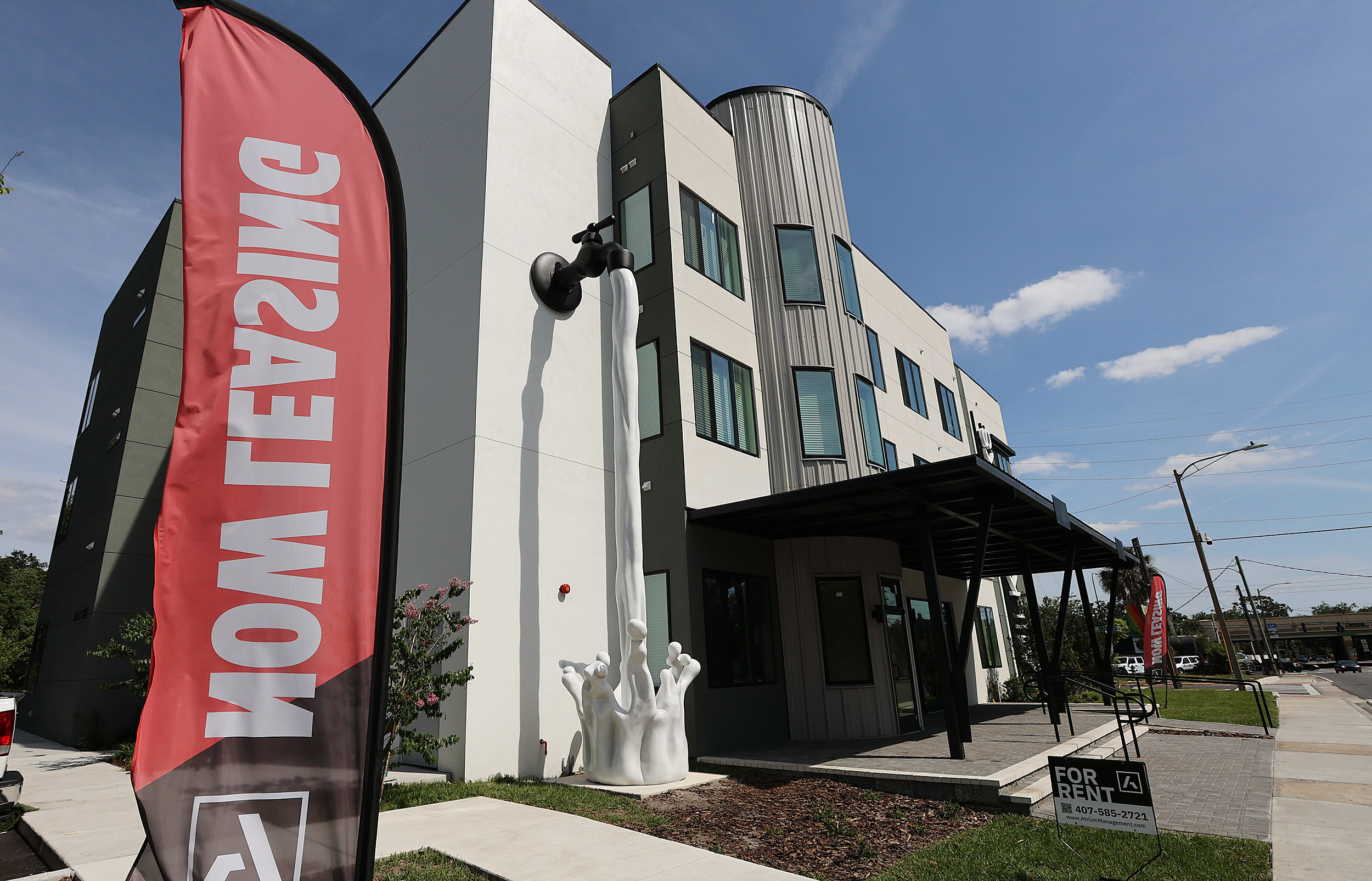 The Milk Stacks boutique apartment building in Orlando pictured on...