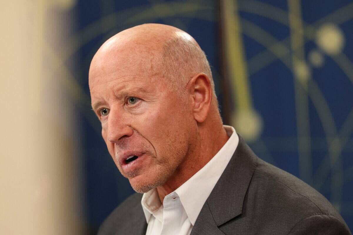 Starwood Capital Group Chairman and CEO, Barry Sternlicht, speaks during the 29th annual Milken Institute Global Conference at the Beverly Hilton in Beverly Hills, California on May 4, 2026. (Photo by Patrick T. Fallon / AFP via Getty Images)