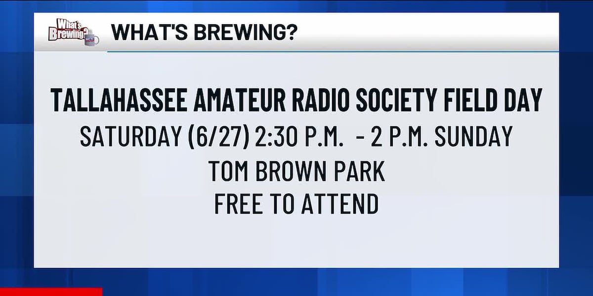 What’s Brewing - Tallahassee Amateur Radio Society Field Day