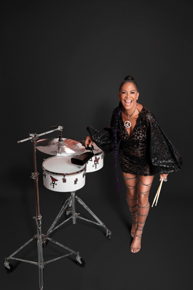 The "Queen of Percussion," Sheila E. worked with Prince during the late artist's "Purple Rain" and is well known for her single "A Love Bizarre." She will perform during Tri-C JazzFest Cleveland at 8 p.m. June 25 at Playhouse Square's KeyBank State Theatre. (Courtesy of Tri-C JazzFest Cleveland)