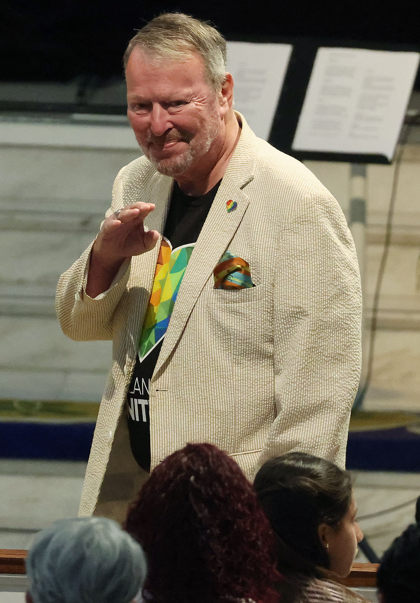 Orlando Mayor Buddy Dyer waves during the 2026 Pulse Day...