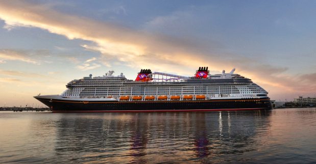 ARRIVAL OF THE TREASURE Disney Cruise Line's newest ship, Disney Treasure, docked at Port Canaveral, Fla., after arriving Tuesday, Nov. 12, 2024. The ship will be christened in New York City on Nov. 19 and begins passenger service on its inaugural cruise Dec. 21. (Joe Burbank/Orlando Sentinel)