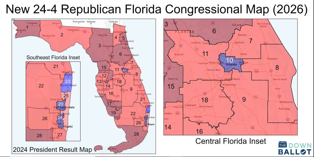 Florida Supreme Court keeps new congressional districts in place – Orlando Sentinel