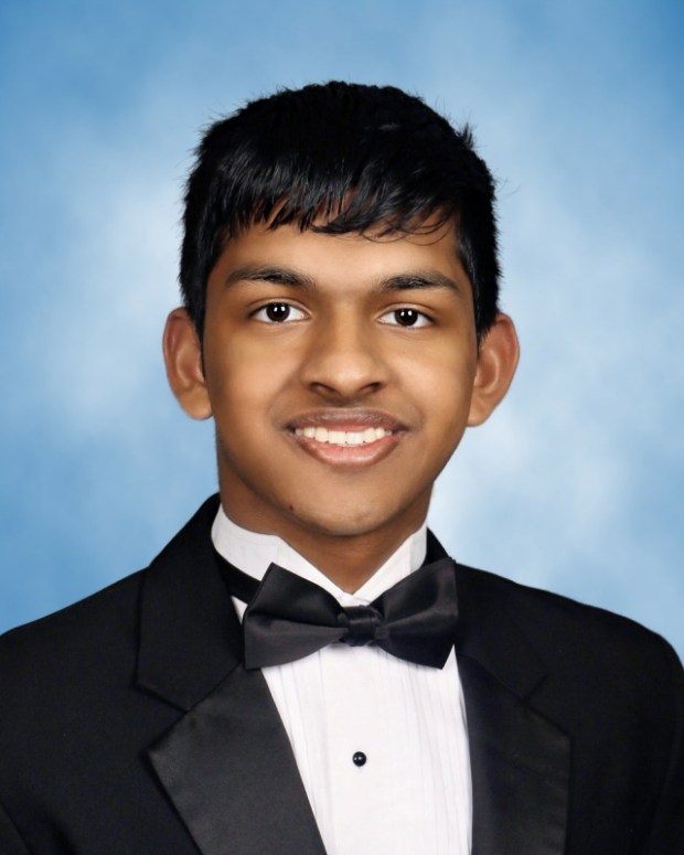 2025/2026 Bishop Moore High School Valedictorian Aidan Akkara (Courtesy/Bishop Moore High School)