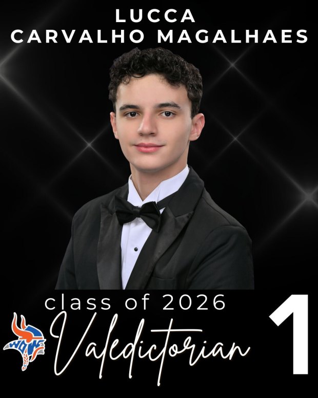XXX 2025/2026 West Orange High School Valedictorian Lucca Carvalho Magalhaes (Courtesy/Orange County Public Schools)