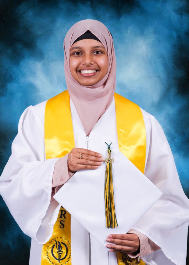 2025/2026 Oak Ridge High School Valedictorian Shaira Khan (Courtesy/Orange County Public Schools)