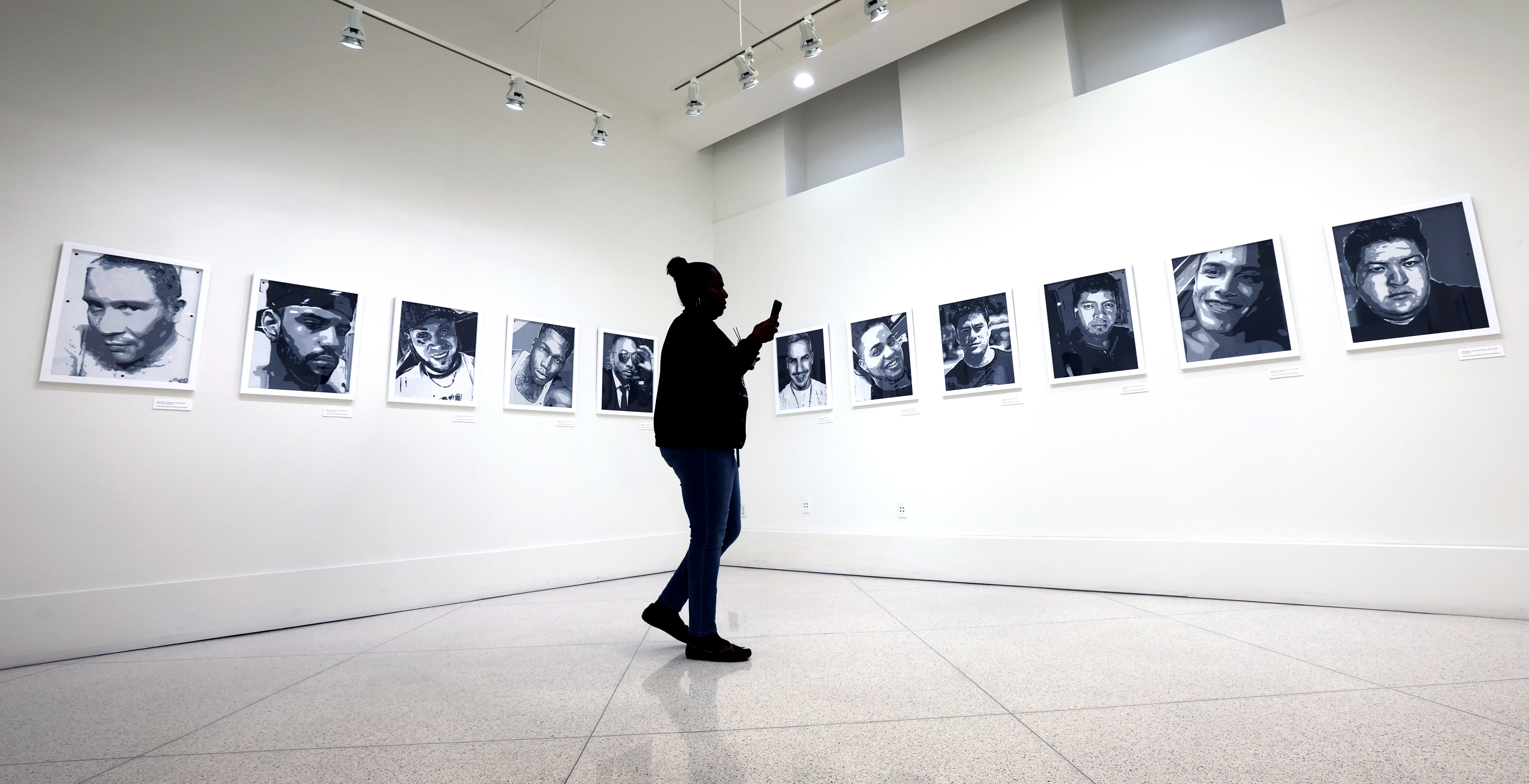 PORTRAITS OF PULSE â A visitor to the Terrace Gallery...