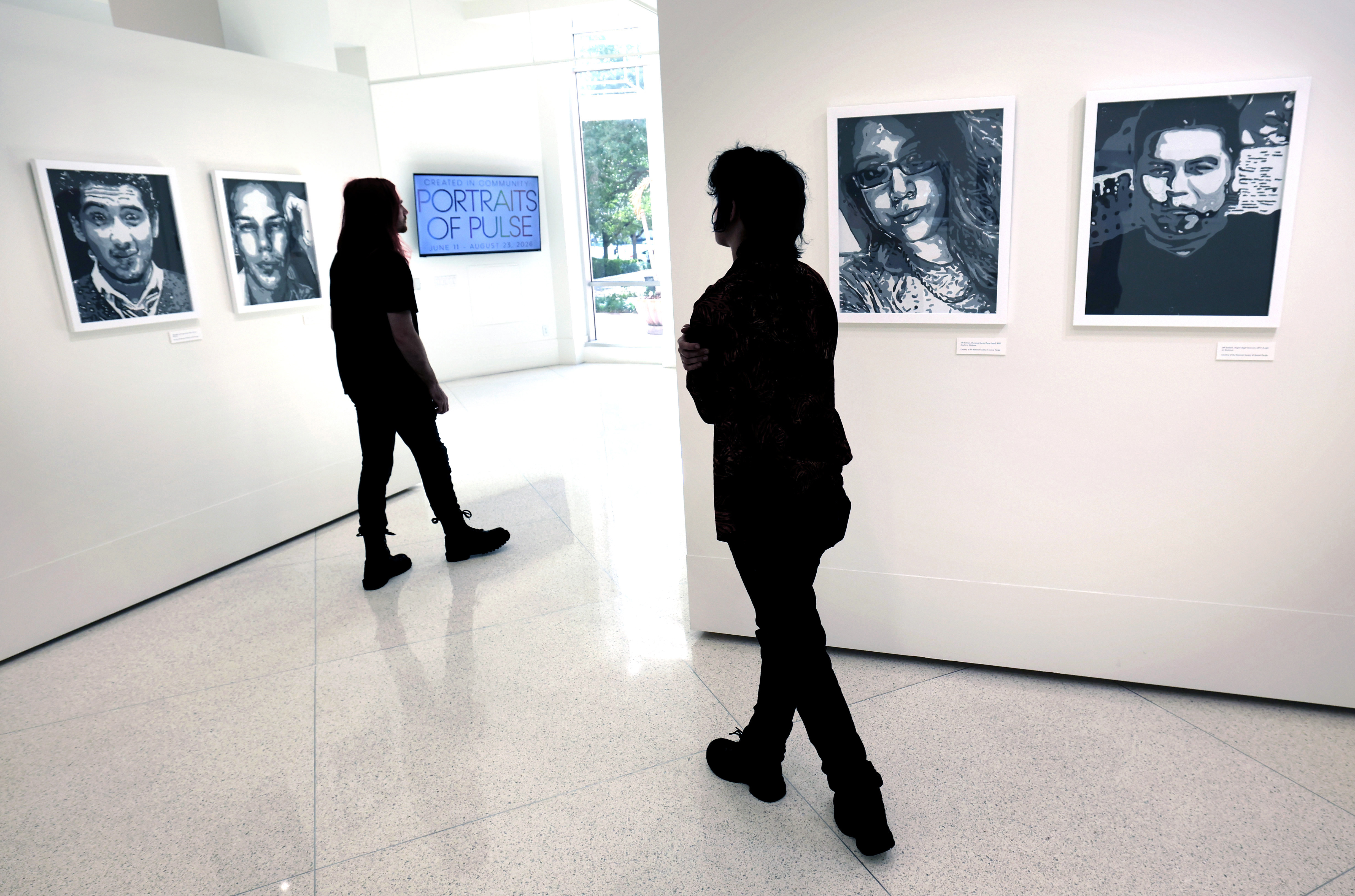 PORTRAITS OF PULSE â Visitors to the Terrace Gallery at...