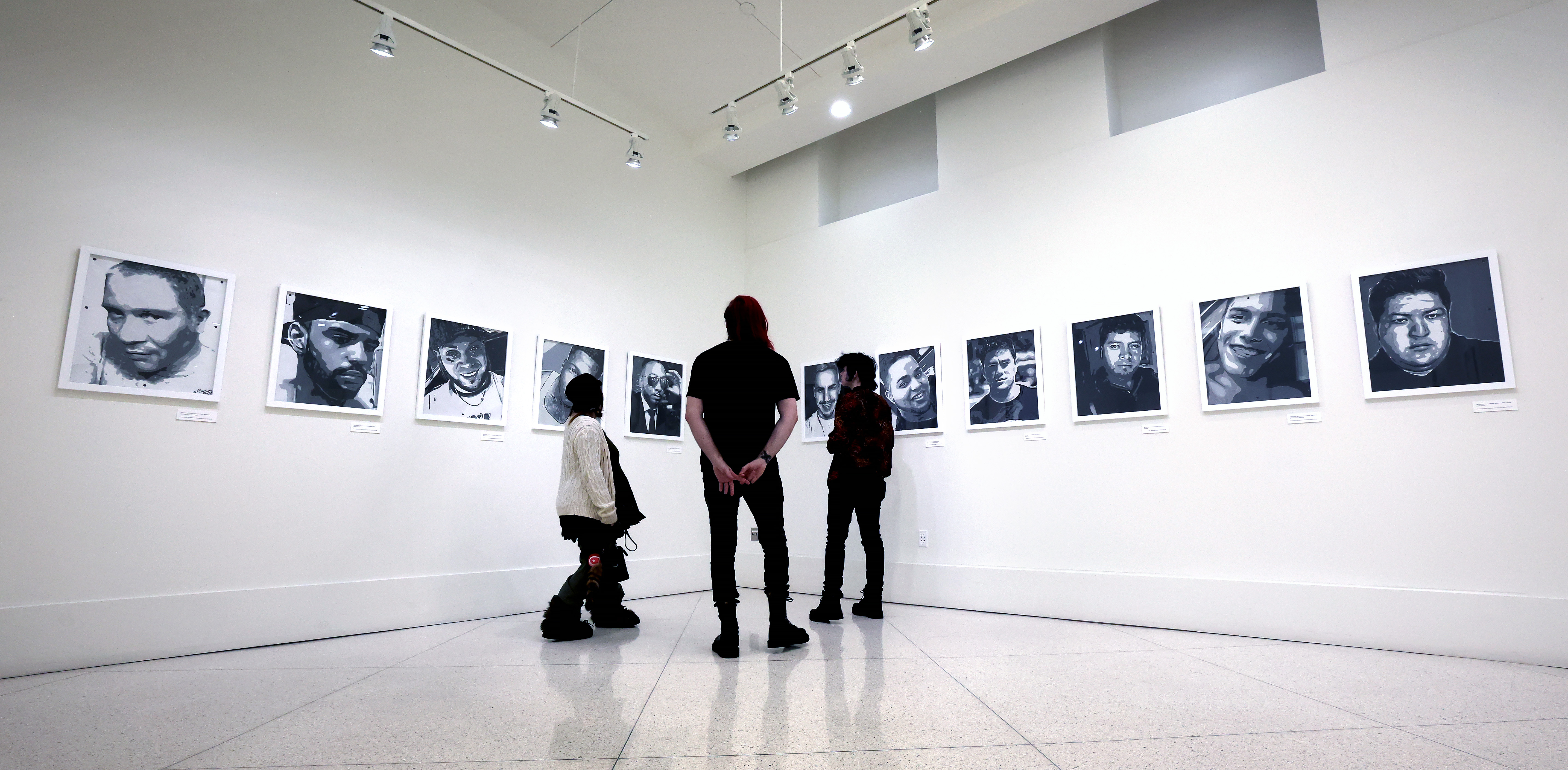 PORTRAITS OF PULSE â Visitors to the Terrace Gallery at...
