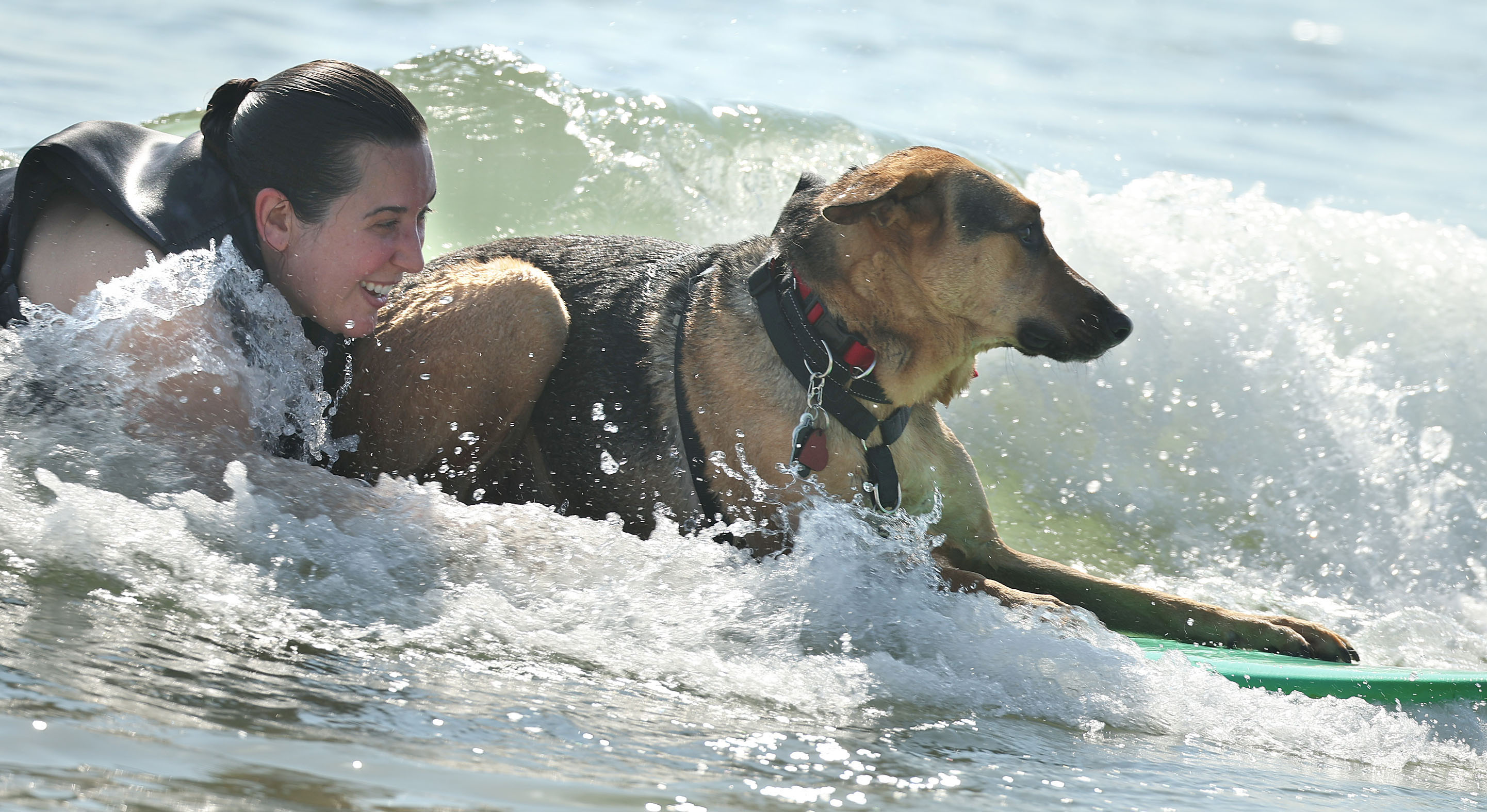 Veteran Virginia White and her dog