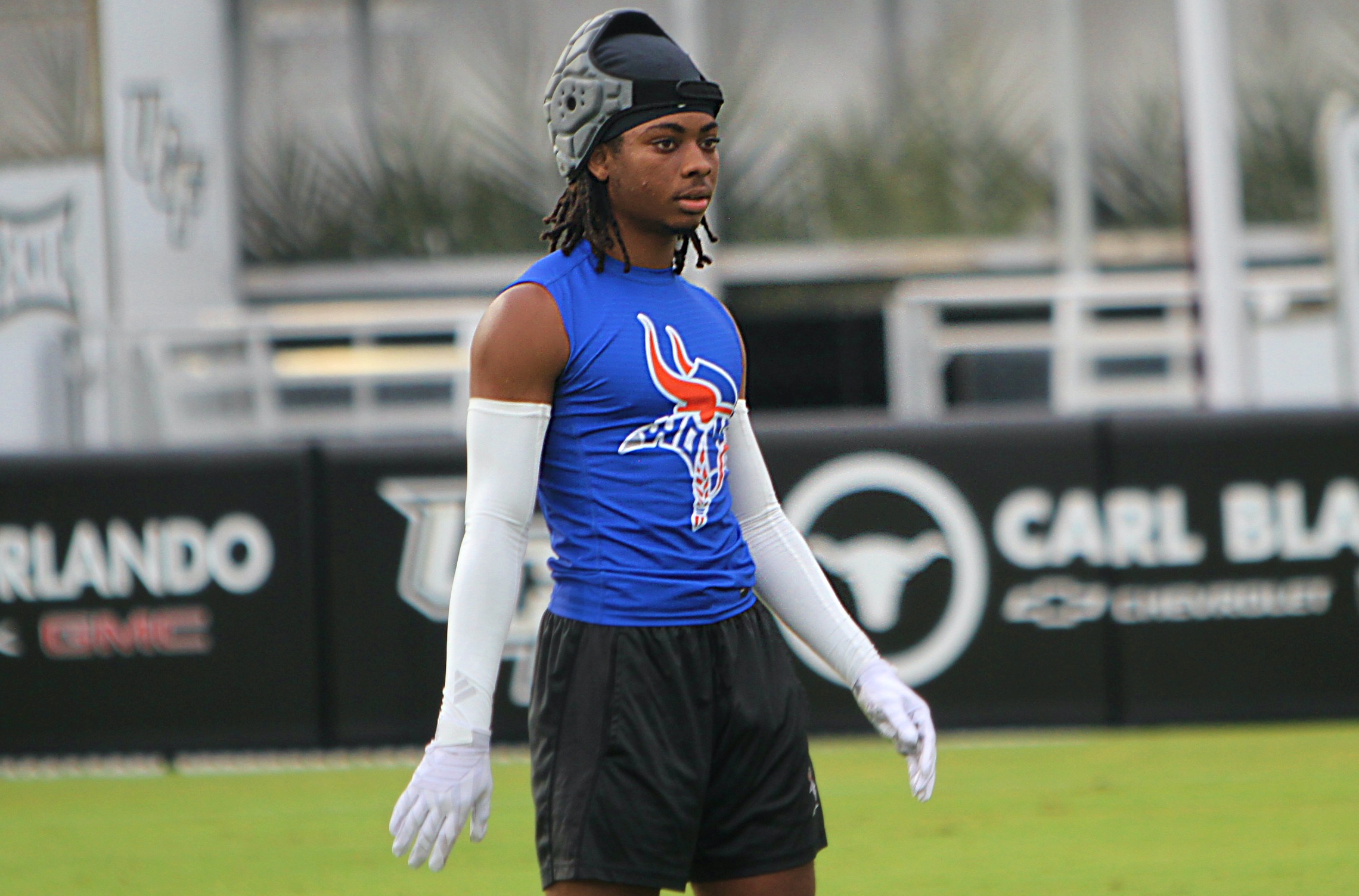 West Orange junior defensive back Deandre Merideth Jr. at the...
