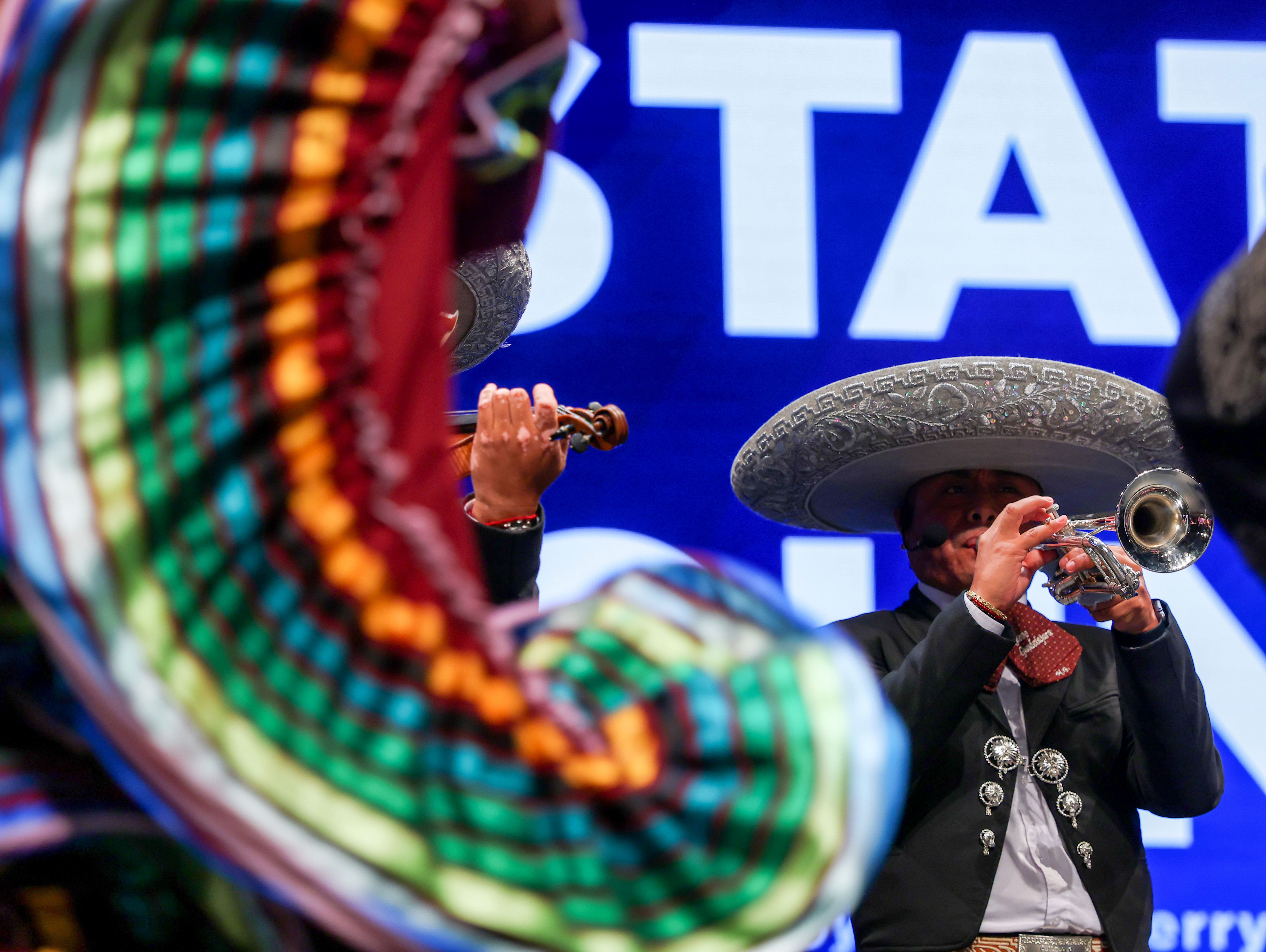 Mexico Lindo Folkloric Ballet Orlando performs at Orange County Mayor...