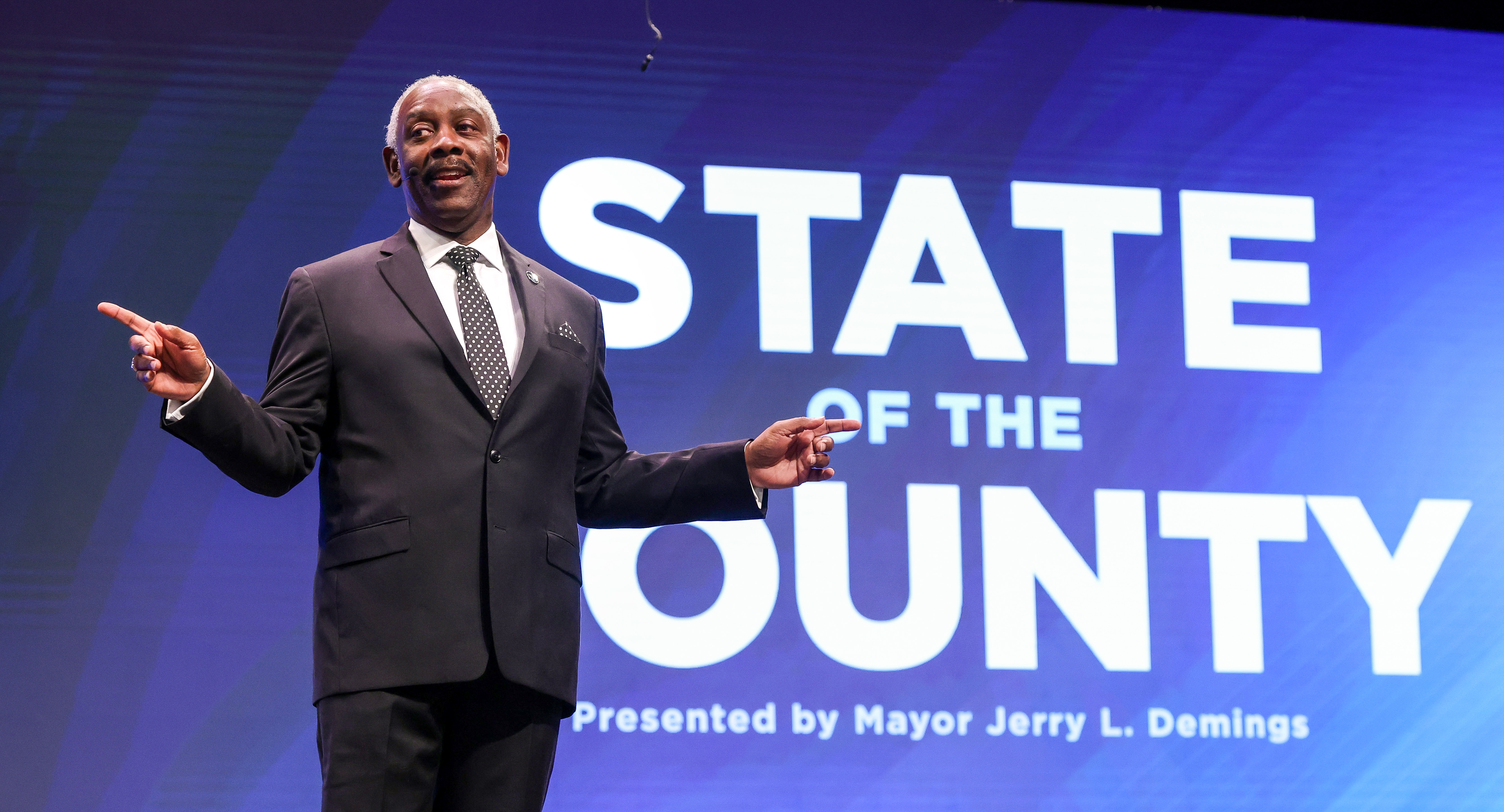 Orange County Mayor Jerry Demings delivers his final State of...