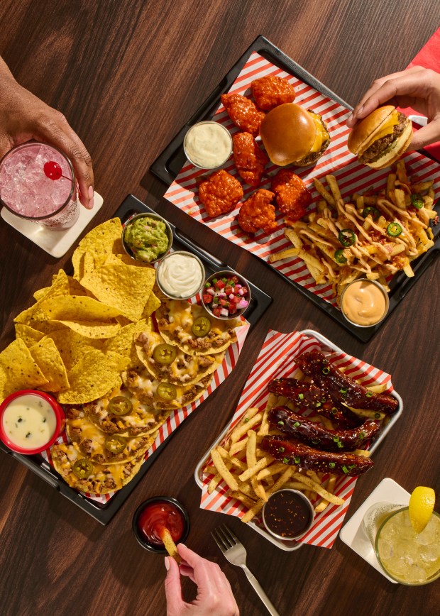 Loads of tasty options populate the tables at TGI Friday's on Father's Day. (Photo courtesy TGI Fridays)