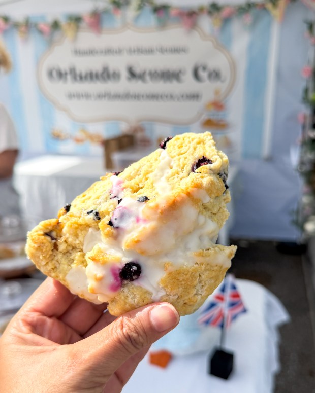 Orlando Scone Company sells its woman-spun wares at local farmer's markets and will be on hand for the Oregon tea tasting, as well. (Photo courtesy Christina Thomas/GoEpicurista.com)