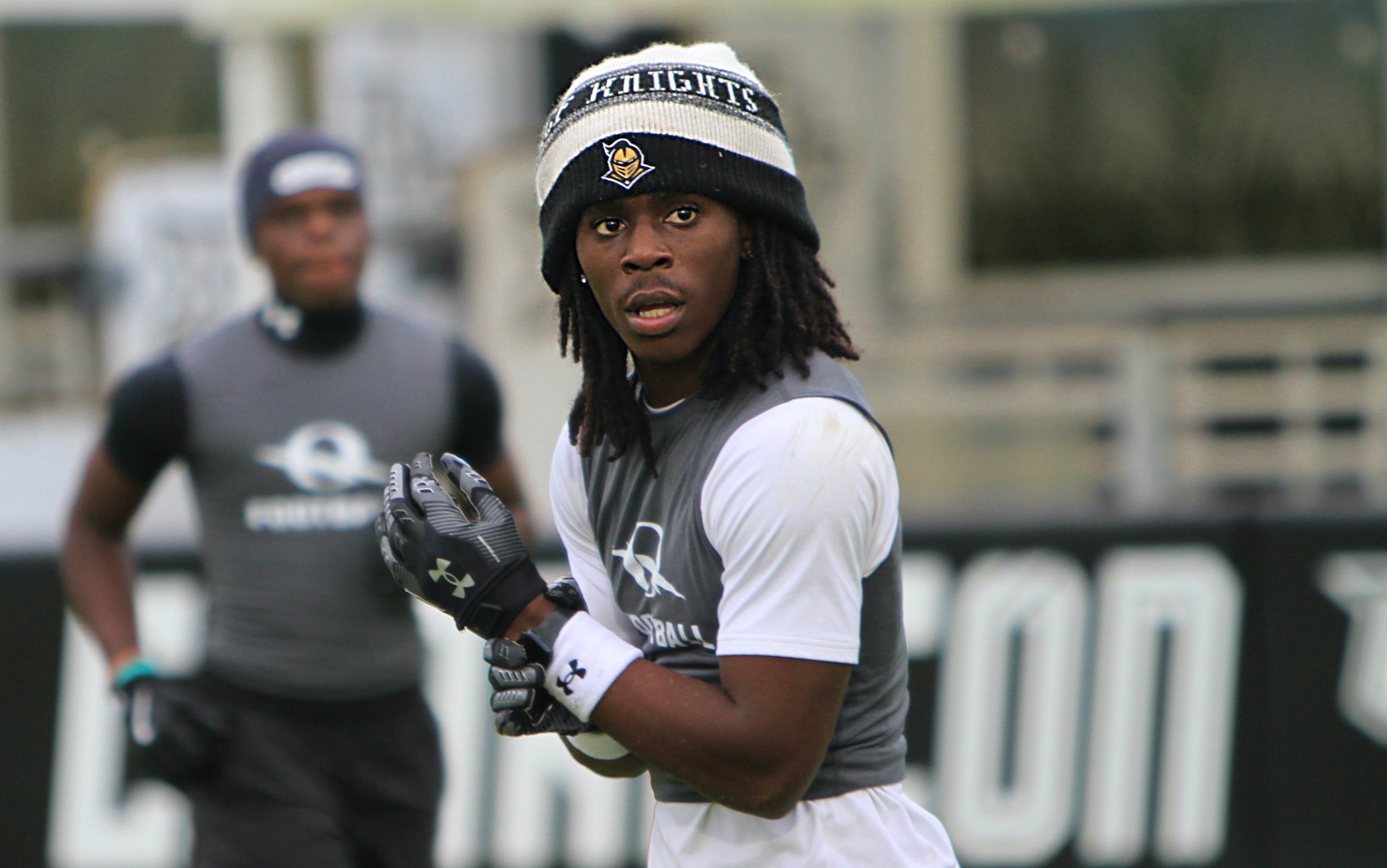 Olympia junior athlete Jamie Smith at the UCF 7on7 Tournament,...