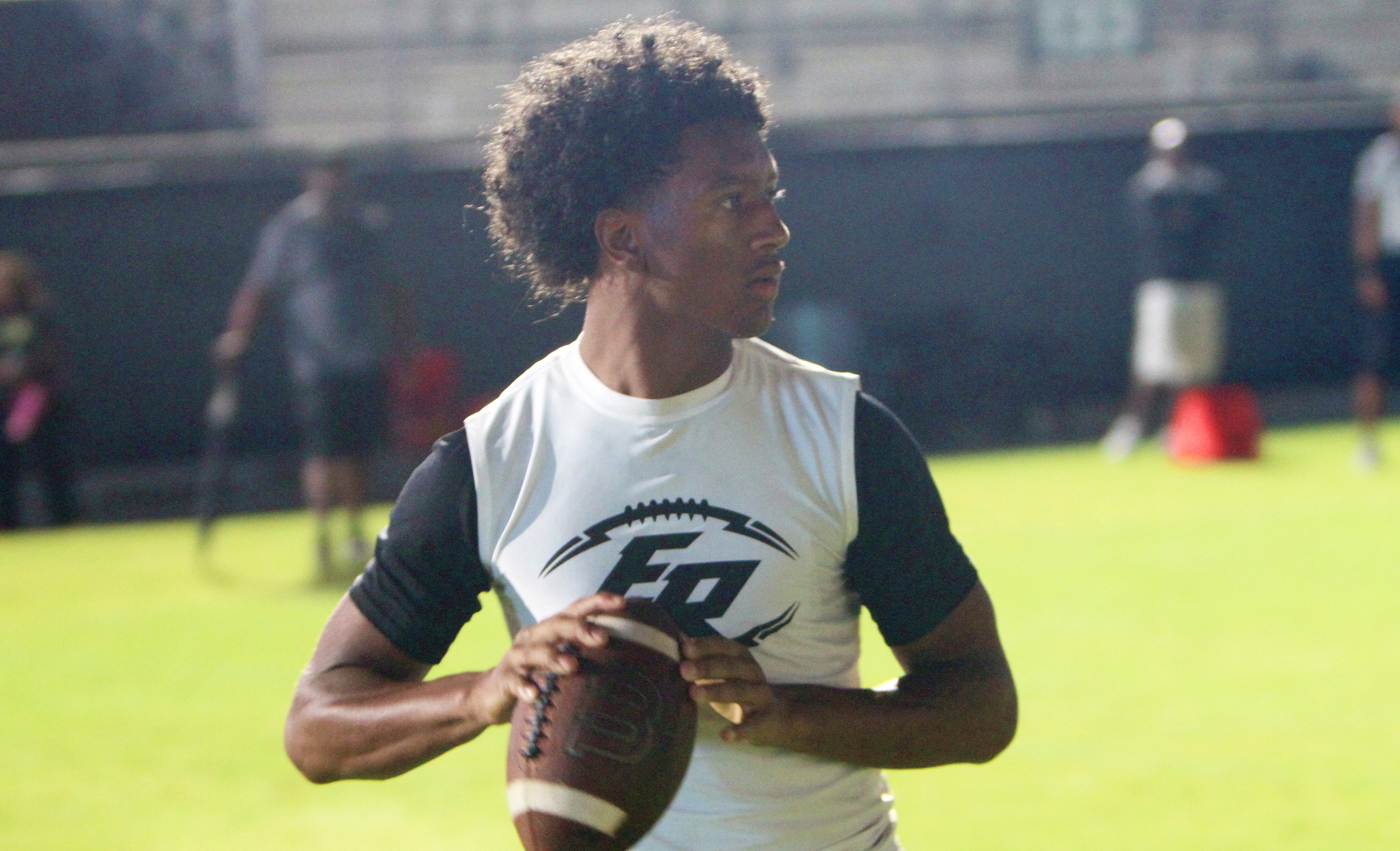 East Ridge senior quarterback Karon Palmer Jr. at the UCF...