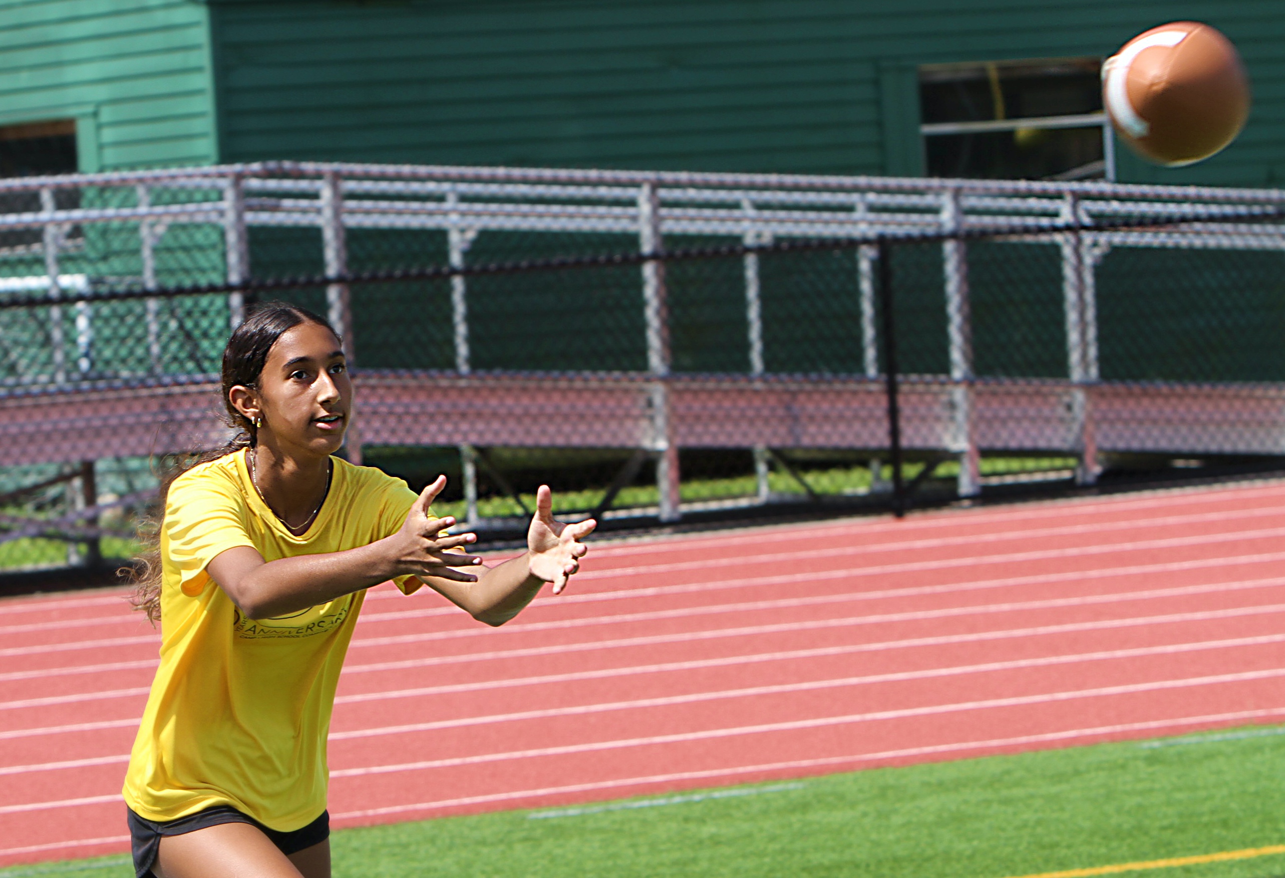 Youngsters go through drills at the 20th Annual Max Starks...