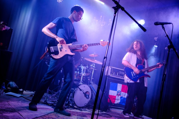 Jupiter Storm performs in concert at My Sister's House, a nonprofit DIY venue within Boardwalk Bowl in Orlando, on May 20, 2026. (Patrick Connolly/Orlando Sentinel)