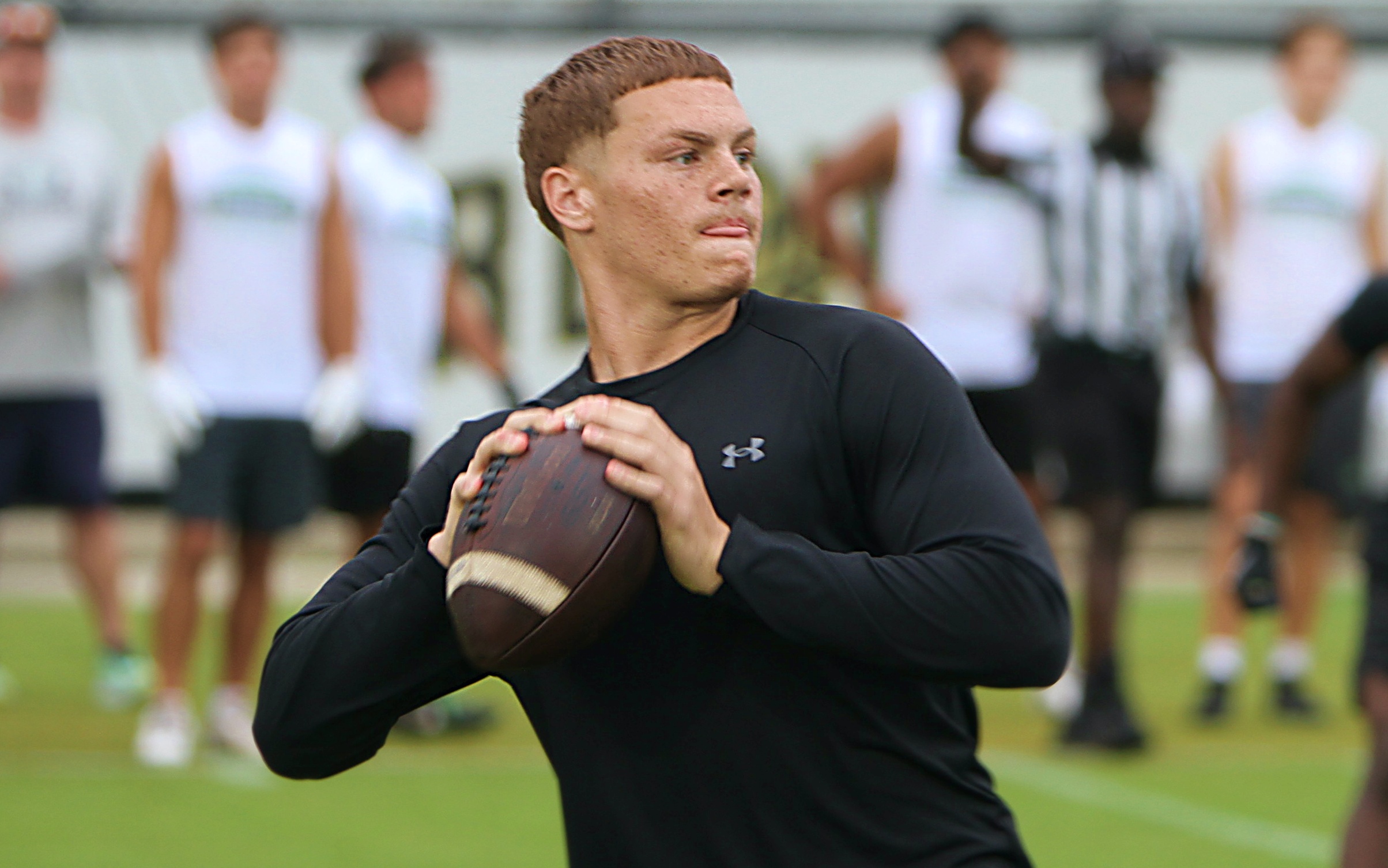 Olympia senior quarterback Noble Davis at the UCF 7on7 Tournament,...