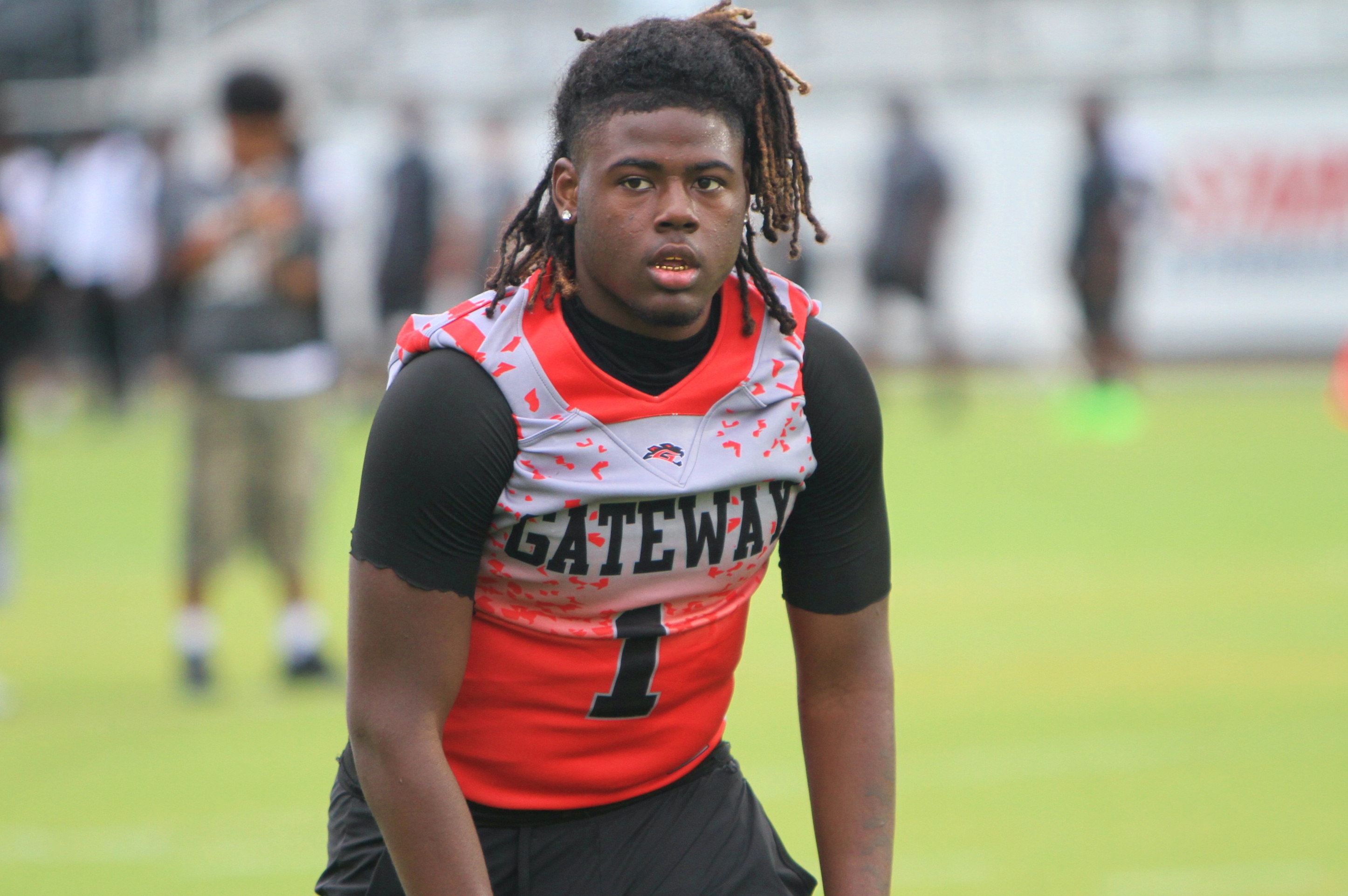 Kissimmee Gateway junior running back Nydrell Thigpen at the UCF...