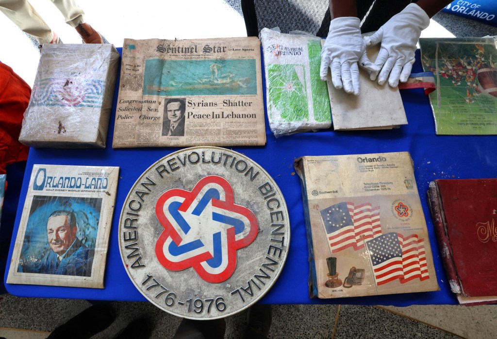 Orlando opens five-decade-old time capsule for America 250