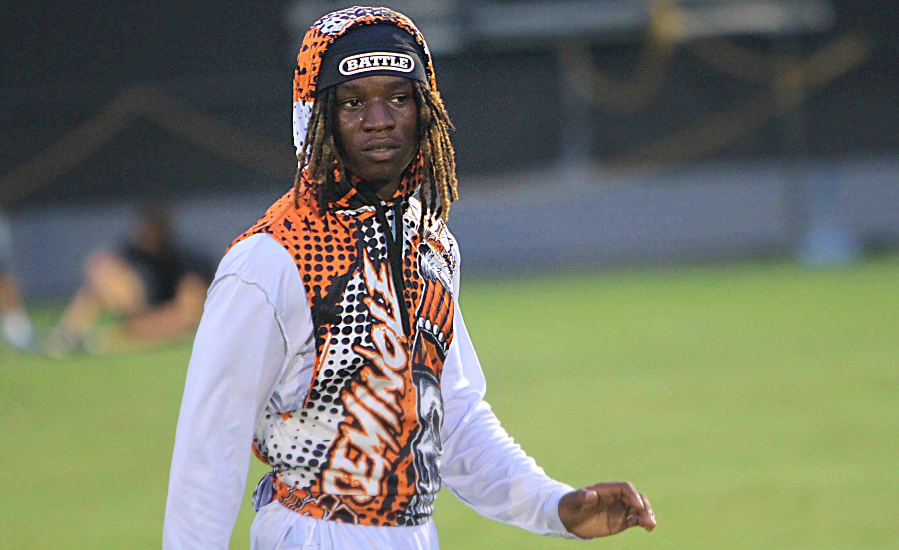 Seminole senior defensive back RJ Hampton at the UCF 7on7...