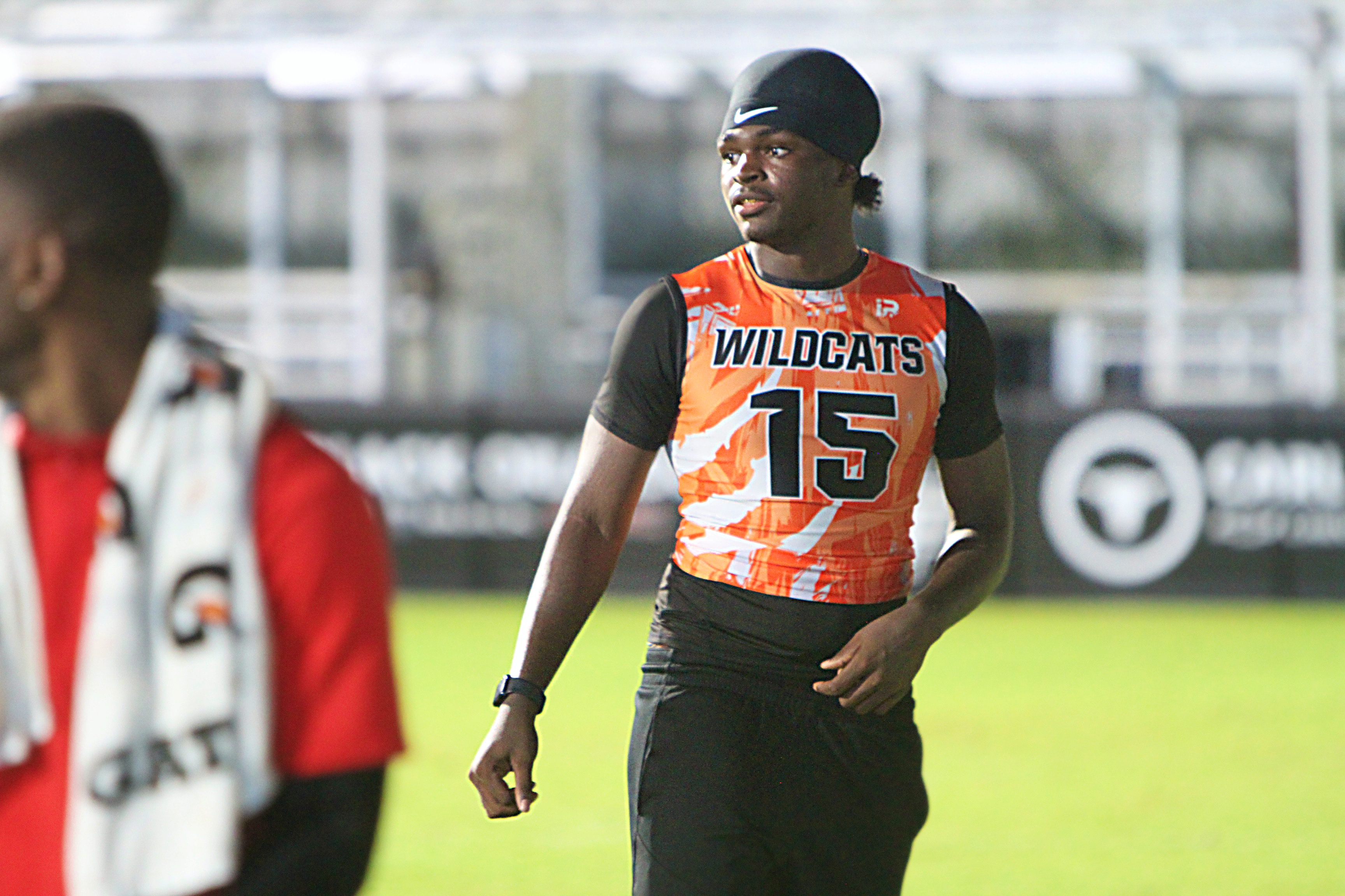 Winter Park sophomore linebacker Robert Howard at the UCF 7on7...