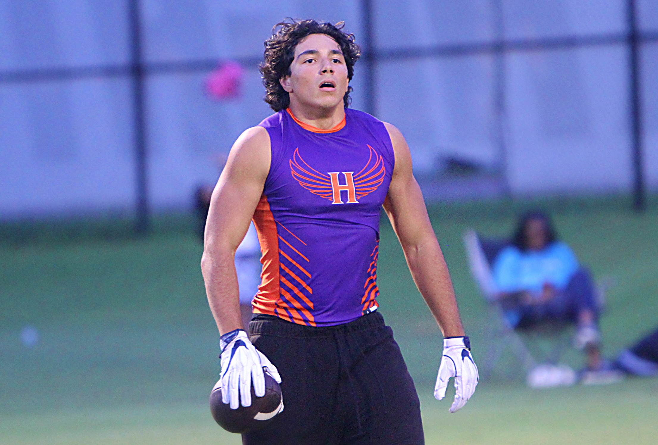Horizon senior running back Rodrigo Tolentino at the UCF 7on7...
