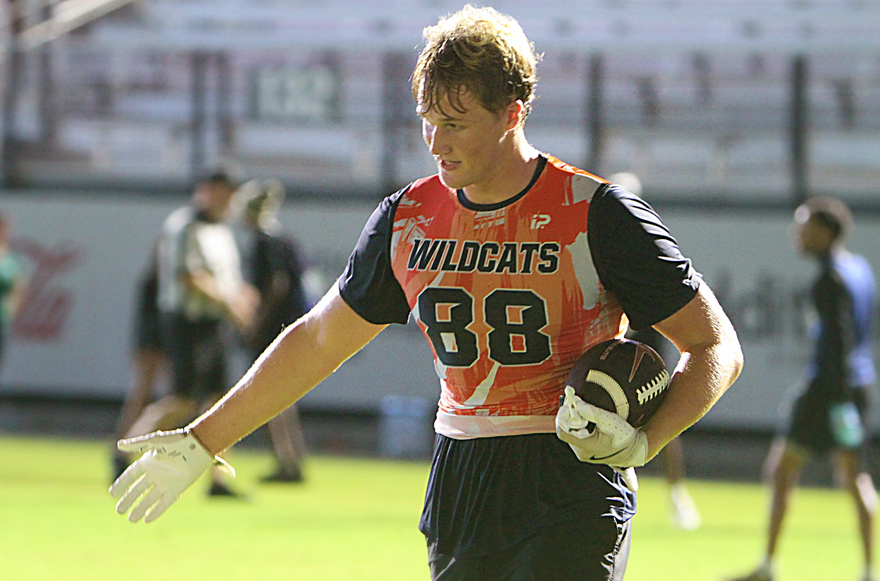 Winter Park senior tight end Smith Lessard at the UCF...