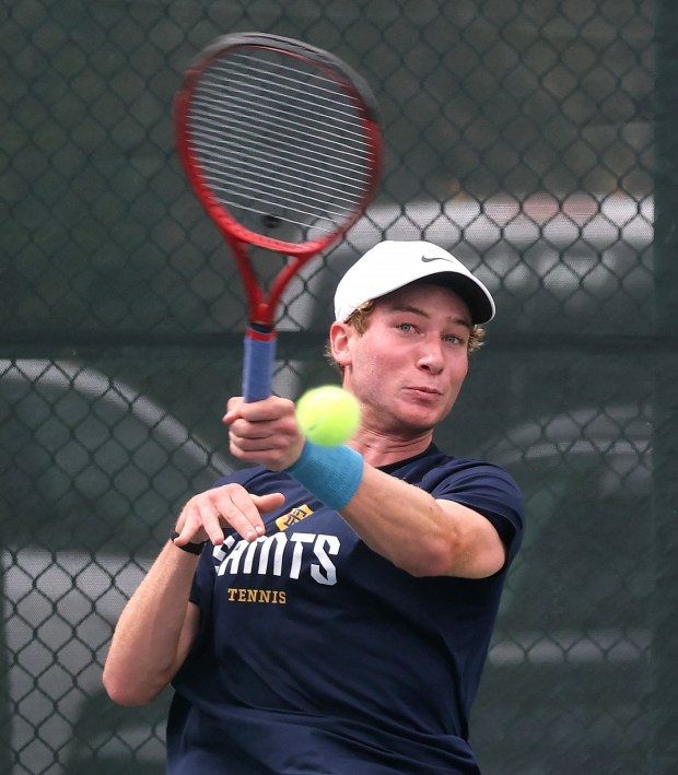 Trinity Prep's Ben Demetriades advanced to the FHSAA state tournament six years in a row. (Joe Burbank/Orlando Sentinel)