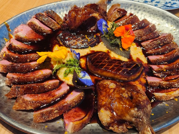 Reserve your dry-aged Rohan duck ahead of time if it's something you want to try. Pro tip: it's something you want to try. (Amy Drew Thompson/Orlando Sentinel)
