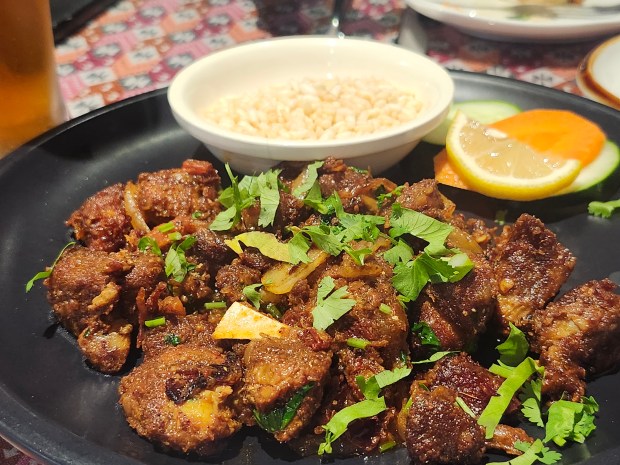 Gorkhali Kitchen's goat fry. So. Much. Flavor. (Amy Drew Thompson/Orlando Sentinel)