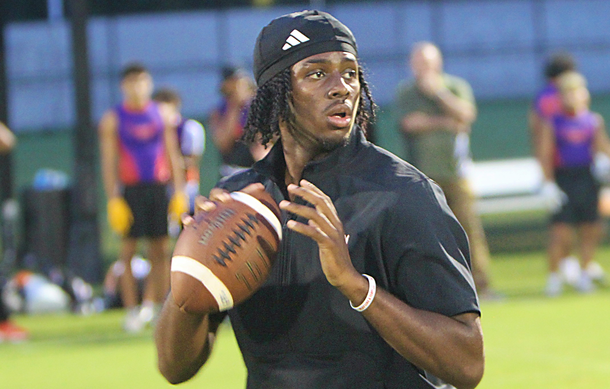 Evans senior quarterback Will Jackson at the UCF 7on7 Tournament,...
