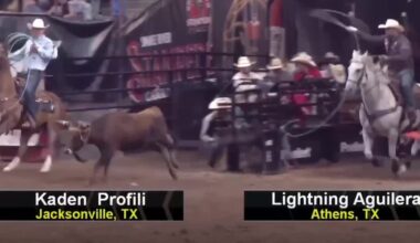Athens’ Lightning Aguilera, Jacksonville’s Kaden Profili win $20,000 across 3 rodeos