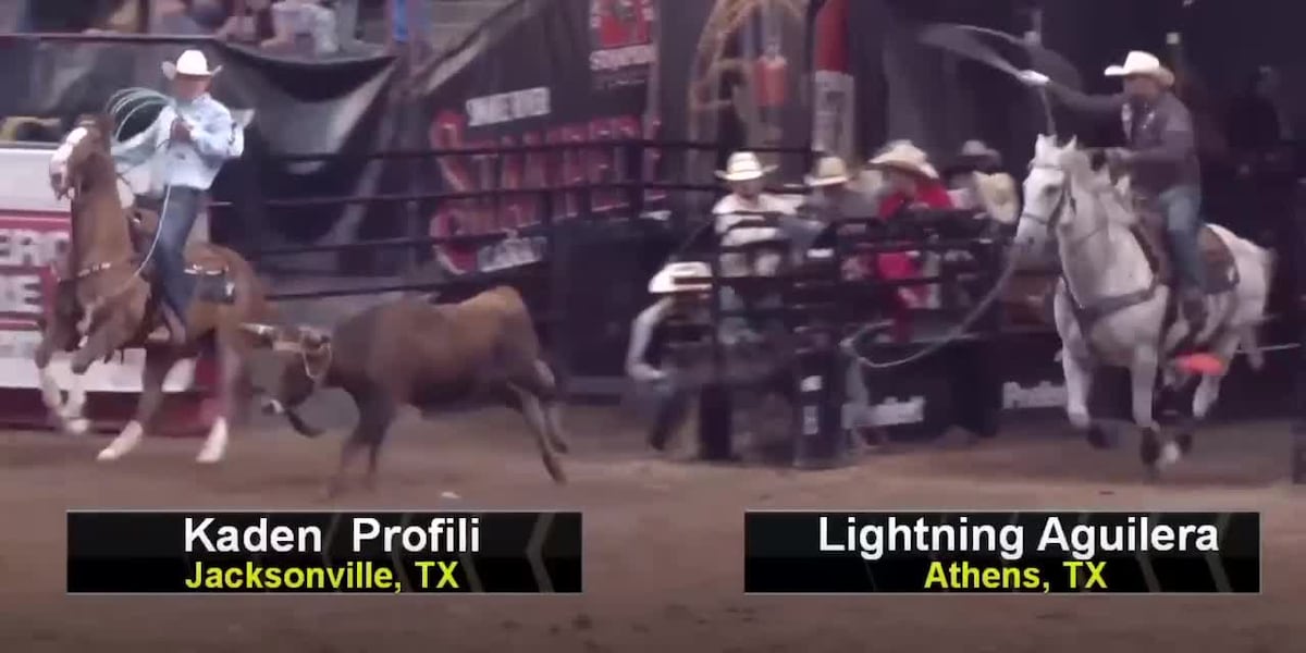 Athens’ Lightning Aguilera, Jacksonville’s Kaden Profili win $20,000 across 3 rodeos