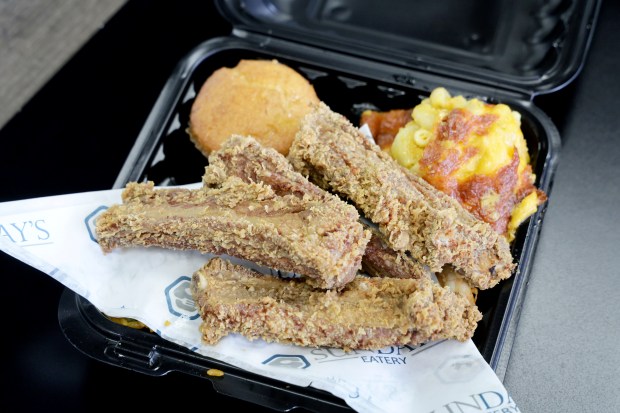 Fried ribs from Sunday's Eatery the soul food restaurant of rapper Trick Daddy in Miami Gardens on Wednesday, Aug. 27, 2025. (Mike Stocker/South Florida Sun Sentinel)