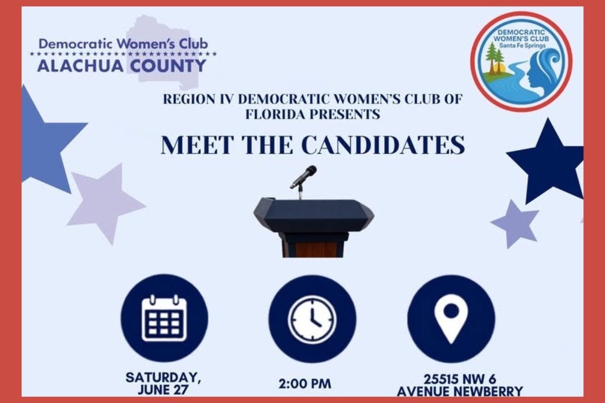Region IV Democratic Women's Clubs of Florida to host meet the candidates event